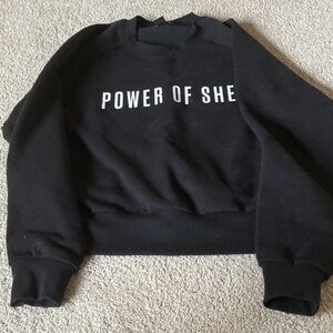 Athleta Black 'Power of She' Sweatshirt